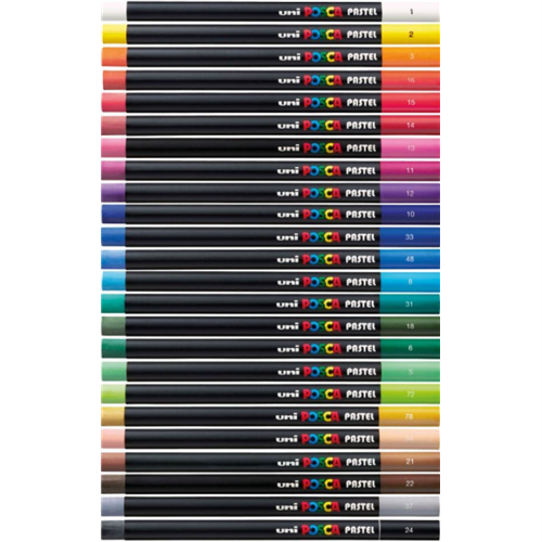 Posca pastels range image